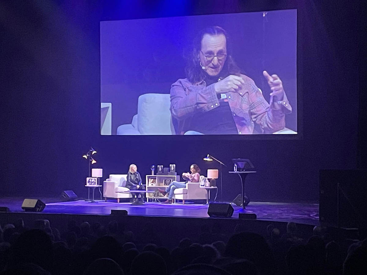 Geddy Lee 'My Effin' Life In Conversation' Tour Pictures - The Centre in Vancouver - Vancouver, British Columbia, Canada November 23rd, 2023